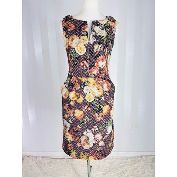 Anthropologie Dresses & Skirts - ANTHROPOLOGIE TABITHA Women’s Floral Print Sleeveless Sheath Dress Sz 6